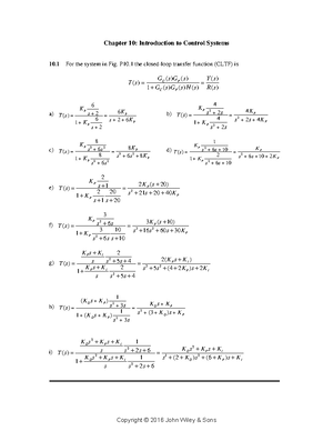Ch08 - System dynamics and controls - Chapter 8: System Analysis Using ...