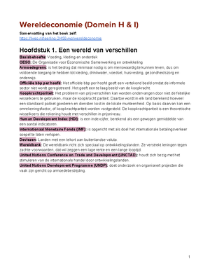 Marktresultaat En Overheidsinvloed Samenvatting Economie - Samenvatting ...