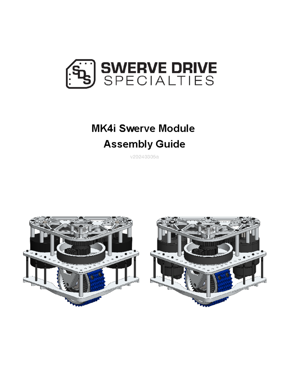 SDS MK4i Swerve Modules Assembly Guide - MK4i Swerve Module Assembly ...