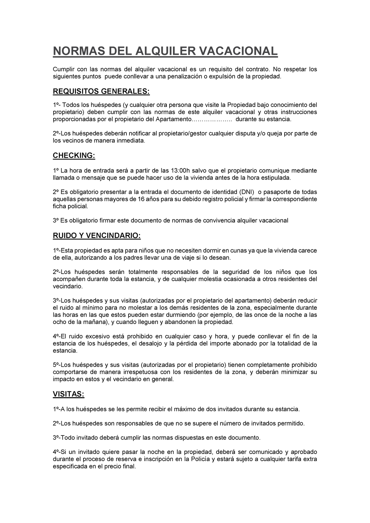 Normas Del Alquiler Vacacional Pdf Warning Tt Undefined Function 32 Normas Del Alquiler 6709