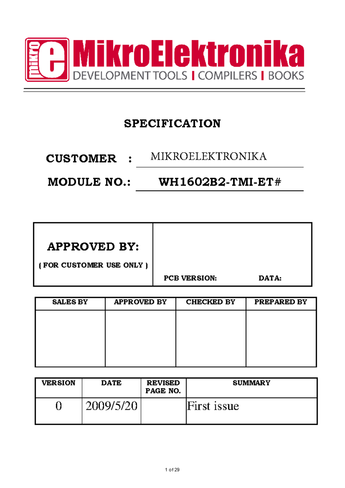 Lcd-2x16-datasheet - Data sheet for using the LCD display on the 8051 ...