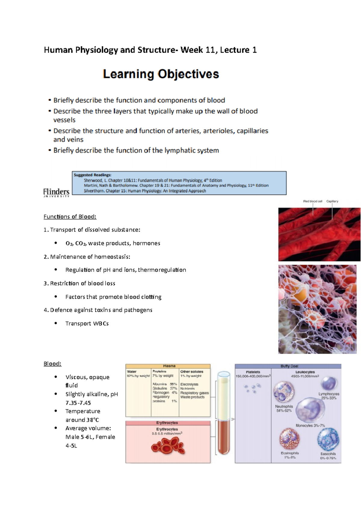 Human Physiology And Structure- Week 11, Lecture 1 - Temperature Around ...