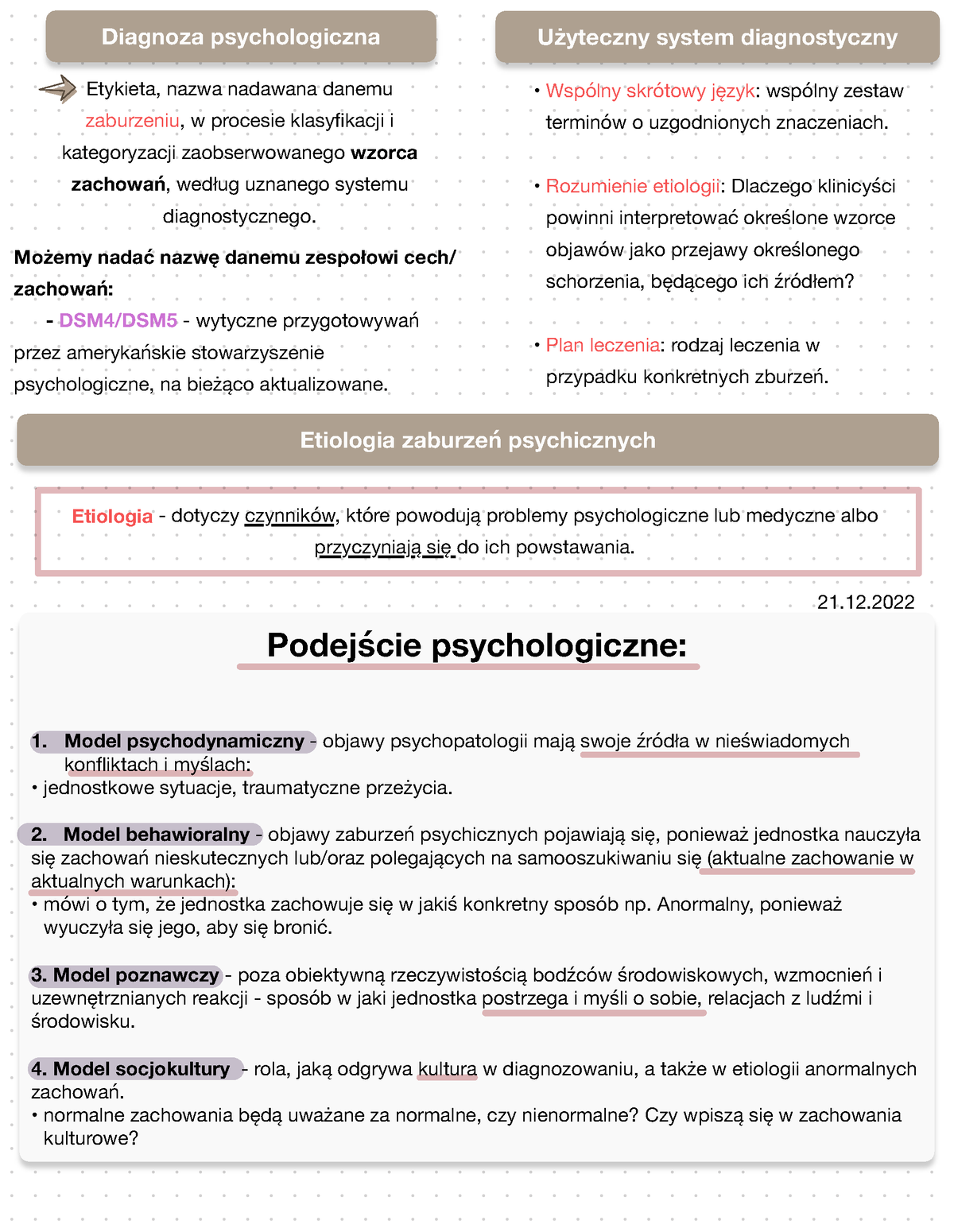 Zaburzenia Psychiczne - Diagnoza Psychologiczna Etykieta, Nazwa ...