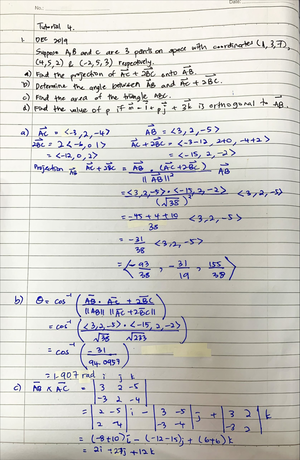 MAT523 QUIZ 1 LINEAR ALGEBRA - Linear algebra ii - MAT523 QUIZ 1 (HINT ...
