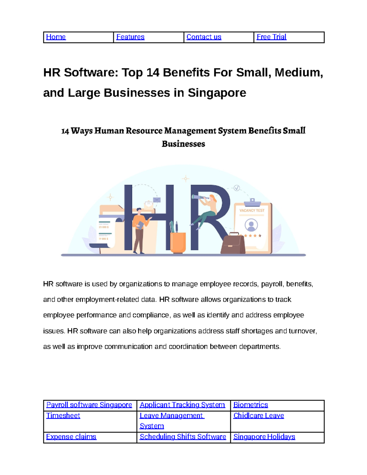 HR Software Top 14 Benefits For Small, Medium, And Large Businesses In ...