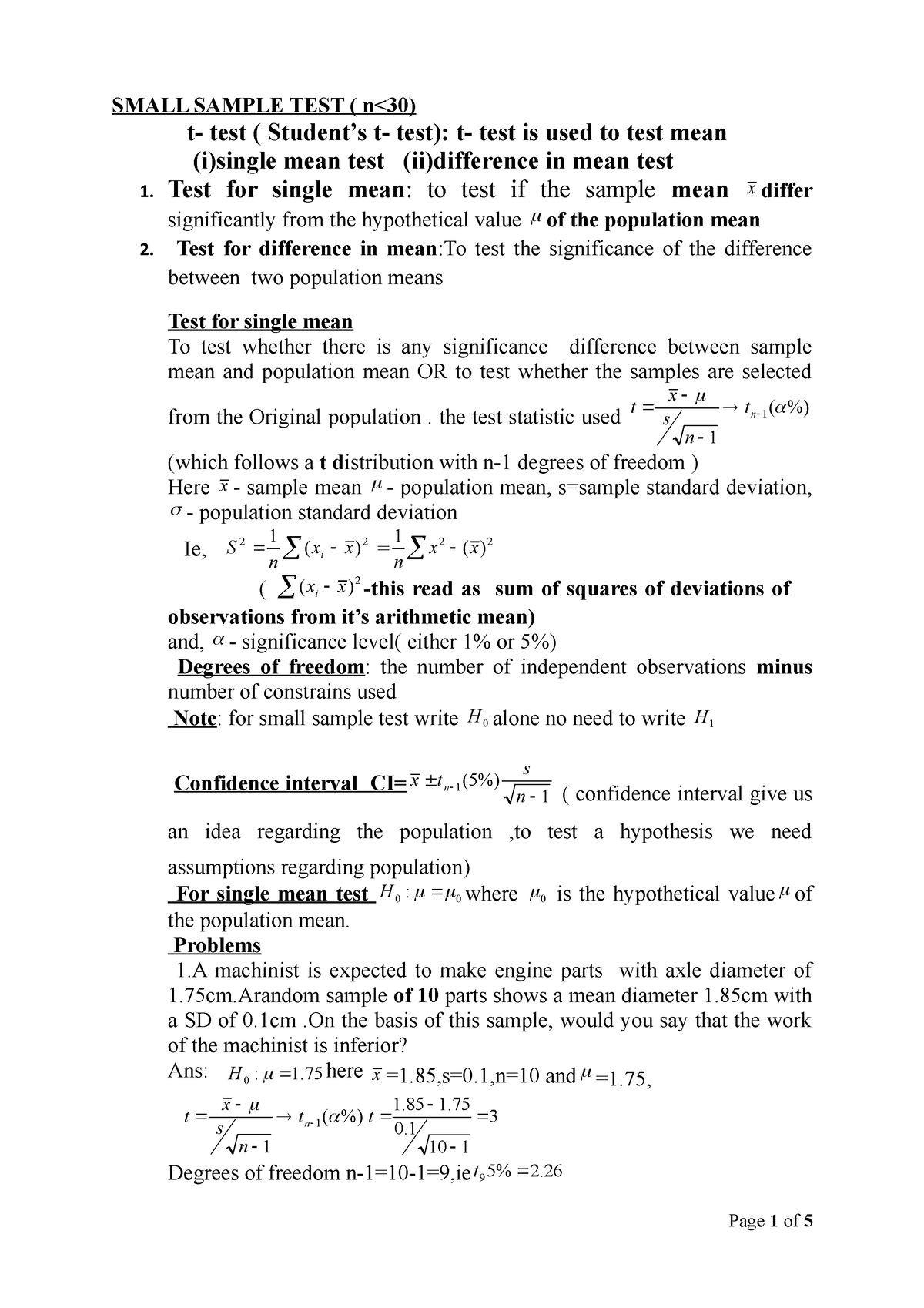 students-t-testsmall-sample-test-small-sample-test-n