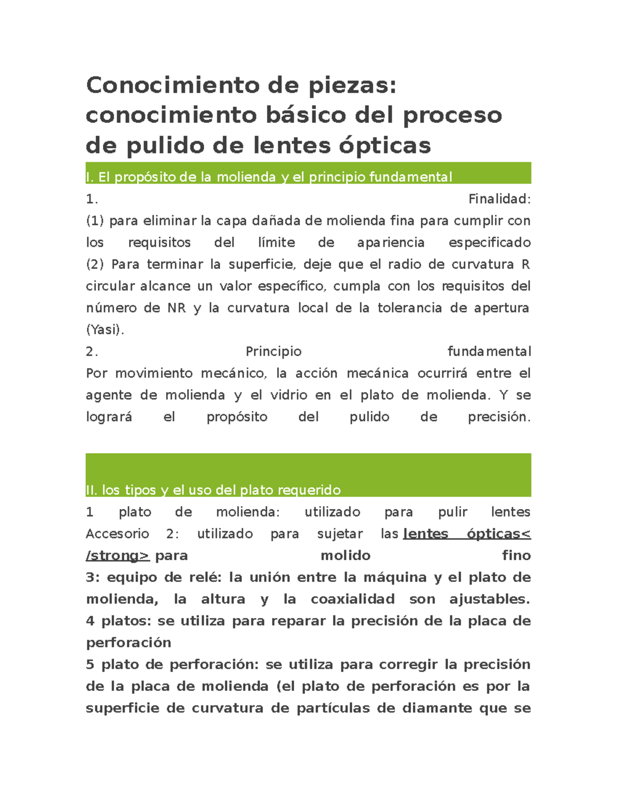Documento Partes del retinoscopio y como funciona Conocimiento de