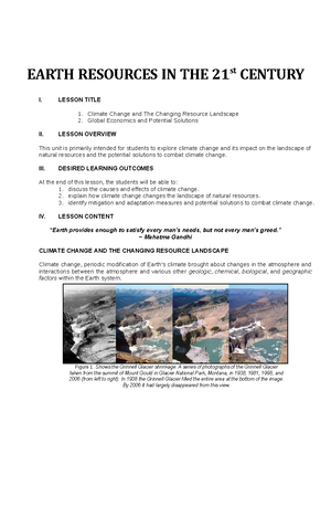 Module 1- Introduction TO Ecological Systems - INTRODUCTION TO ...