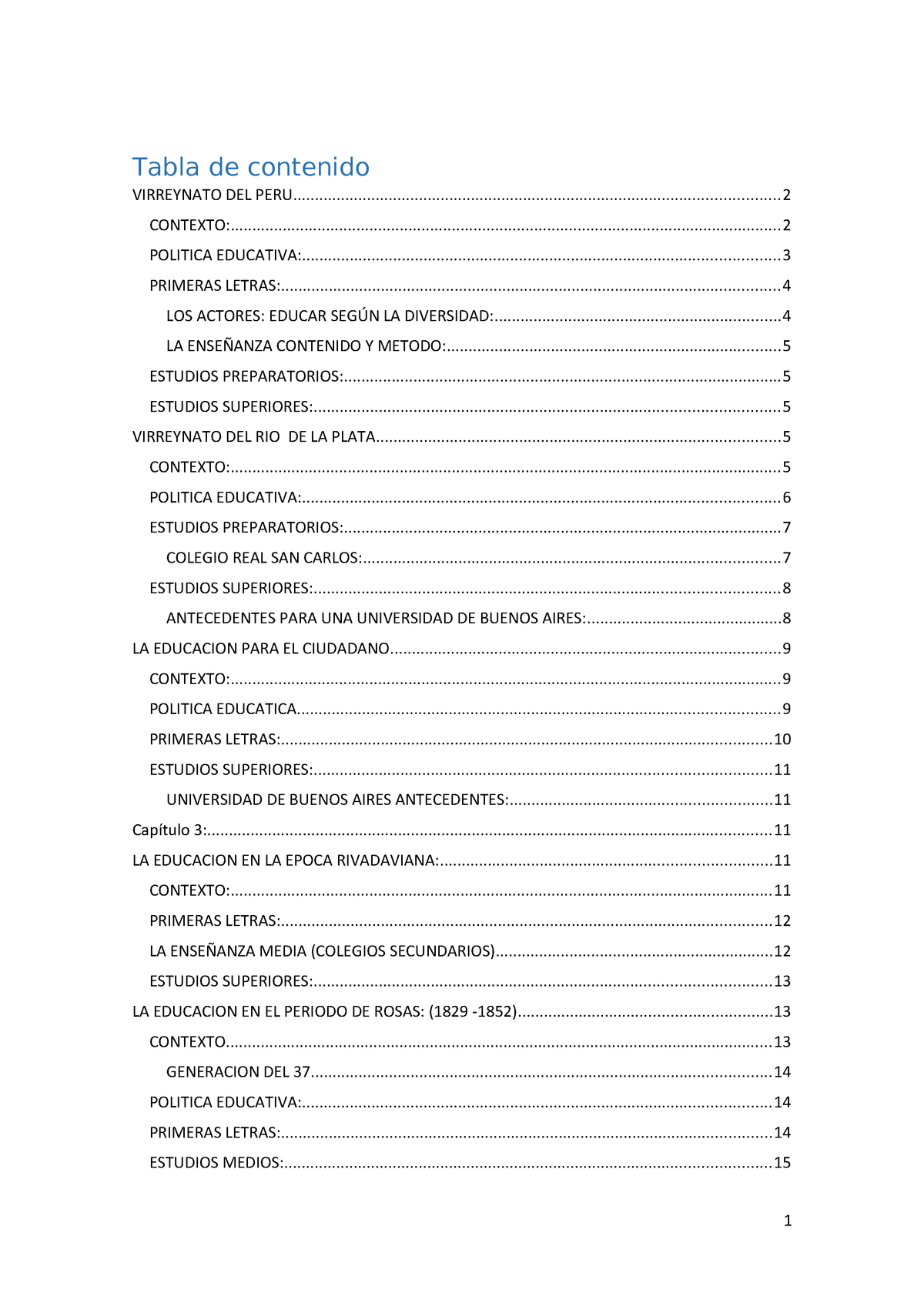 Resumen Primer Parcial Historia de la Educación Argentina StuDocu