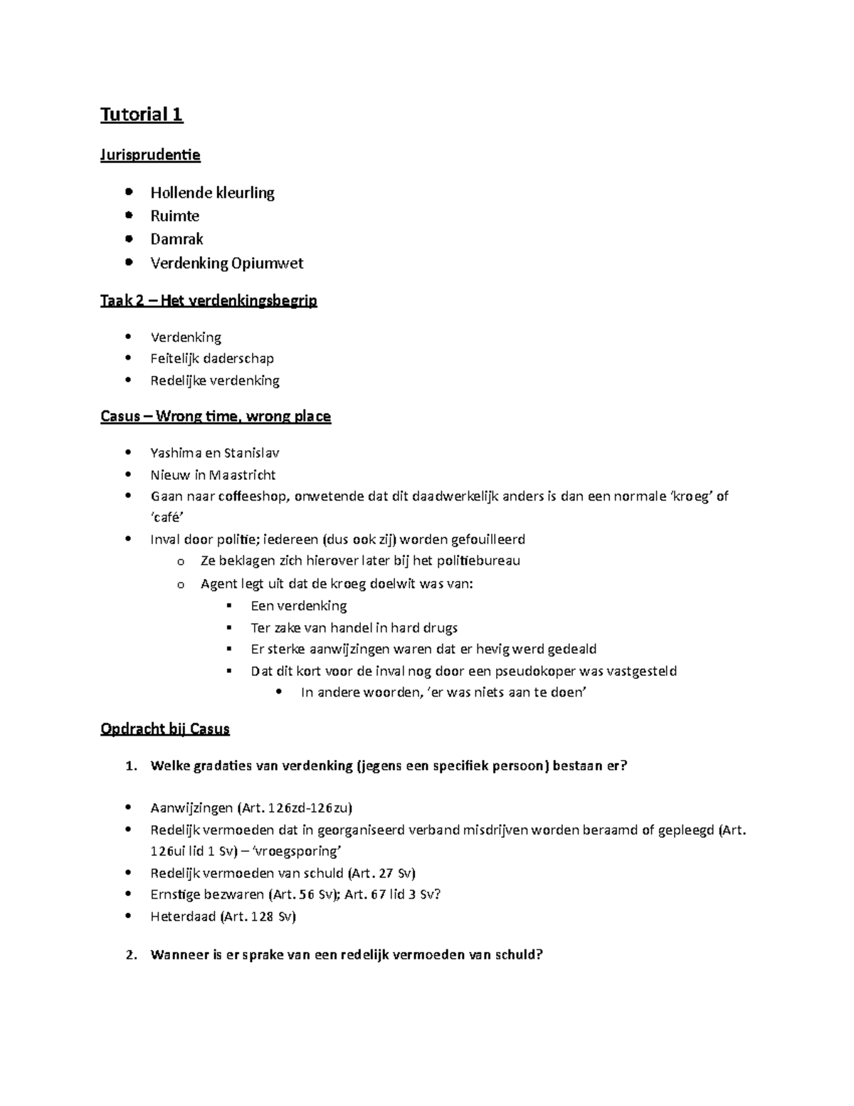 Dm Y1 Straf T1 Cri1004 Studeersnel