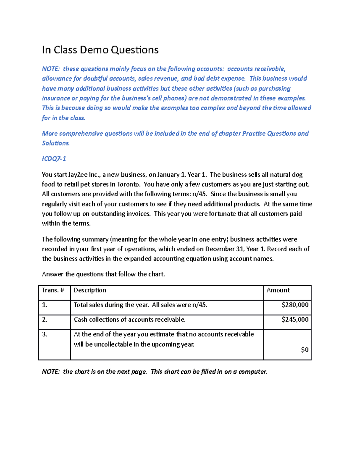 Chapter 7 - In-Class Demo Questions - W2023 - In Class Demo Questions ...