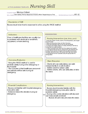 Chapter 12 Client Safety (Prevention of Falls) Focus Review - ACTIVE ...