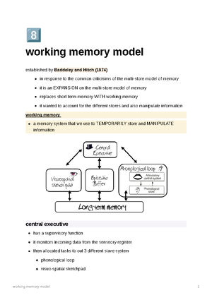 memory topic essays