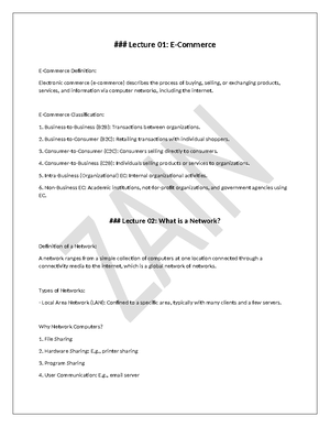 Final Paper Pattern IT430 - Paper Time [90 minutes] IT430 – E-Commerce ...