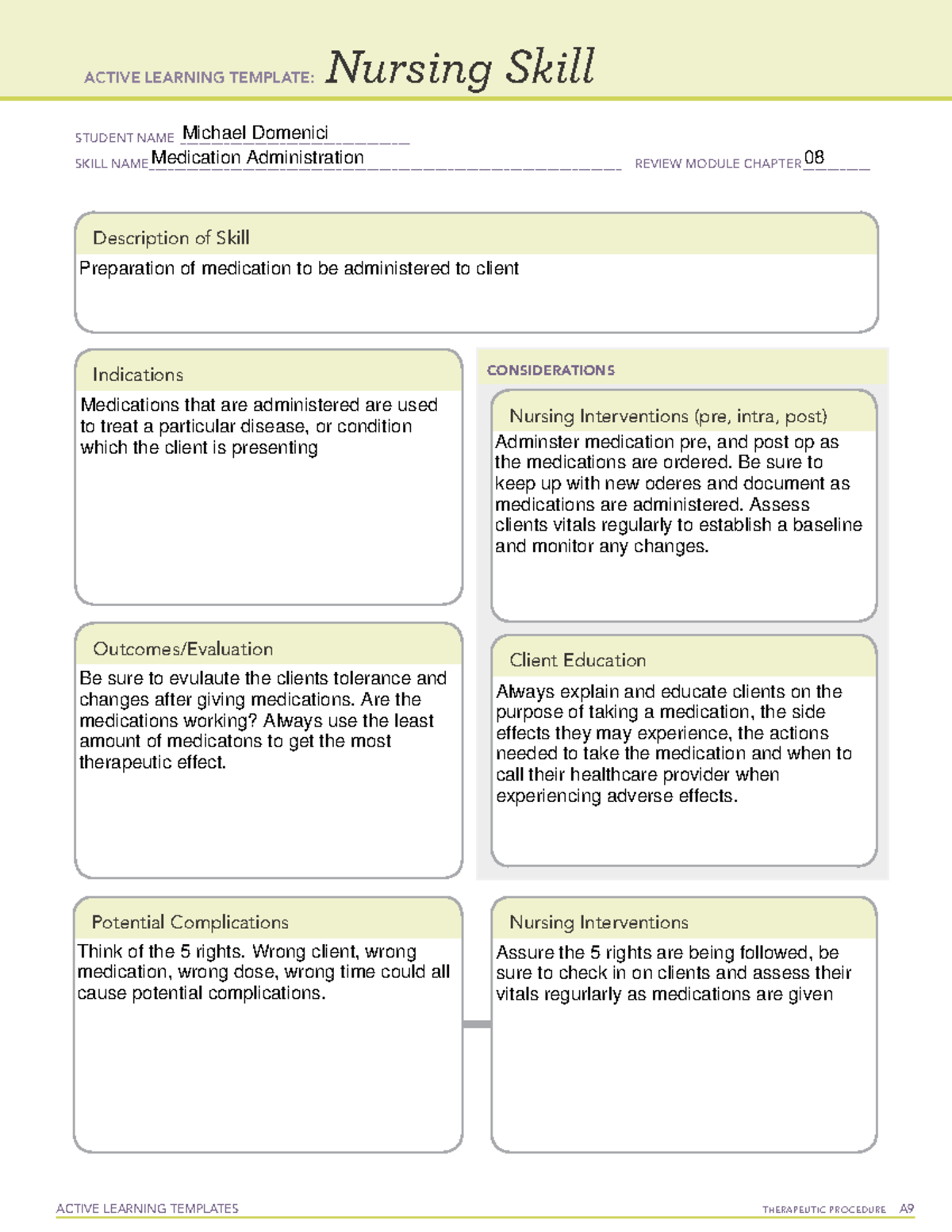 Active Learning Template Nursing Skill 4 - ACTIVE LEARNING TEMPLATES ...