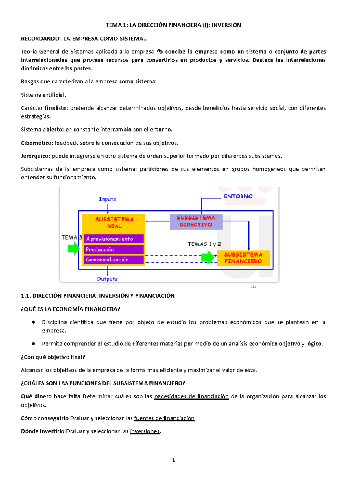 TEMA 1 van tir payback modelos de negocio - TEMA 1: LA DIRECCIÓN ...