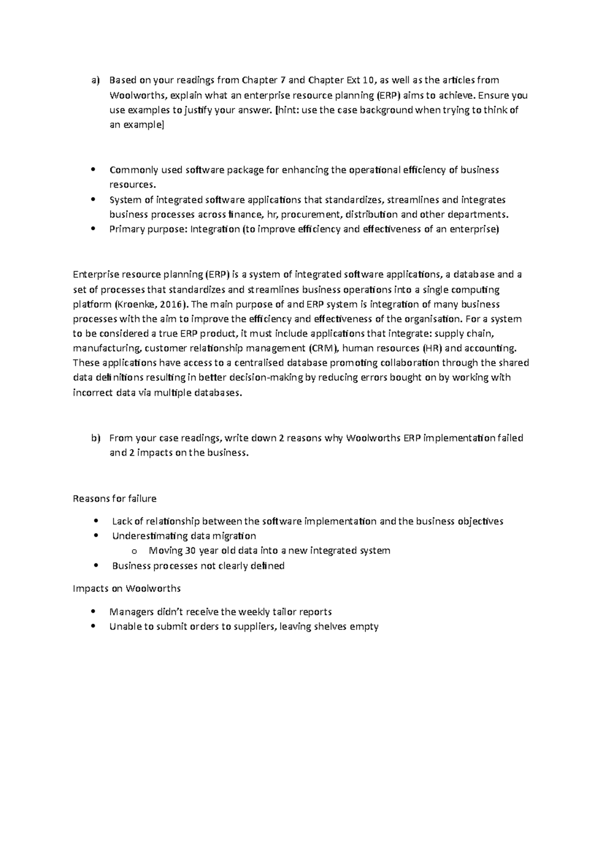 Week 5 hw - Old week 5 tutorial homework - MARK1012 - UNSW Sydney - Studocu