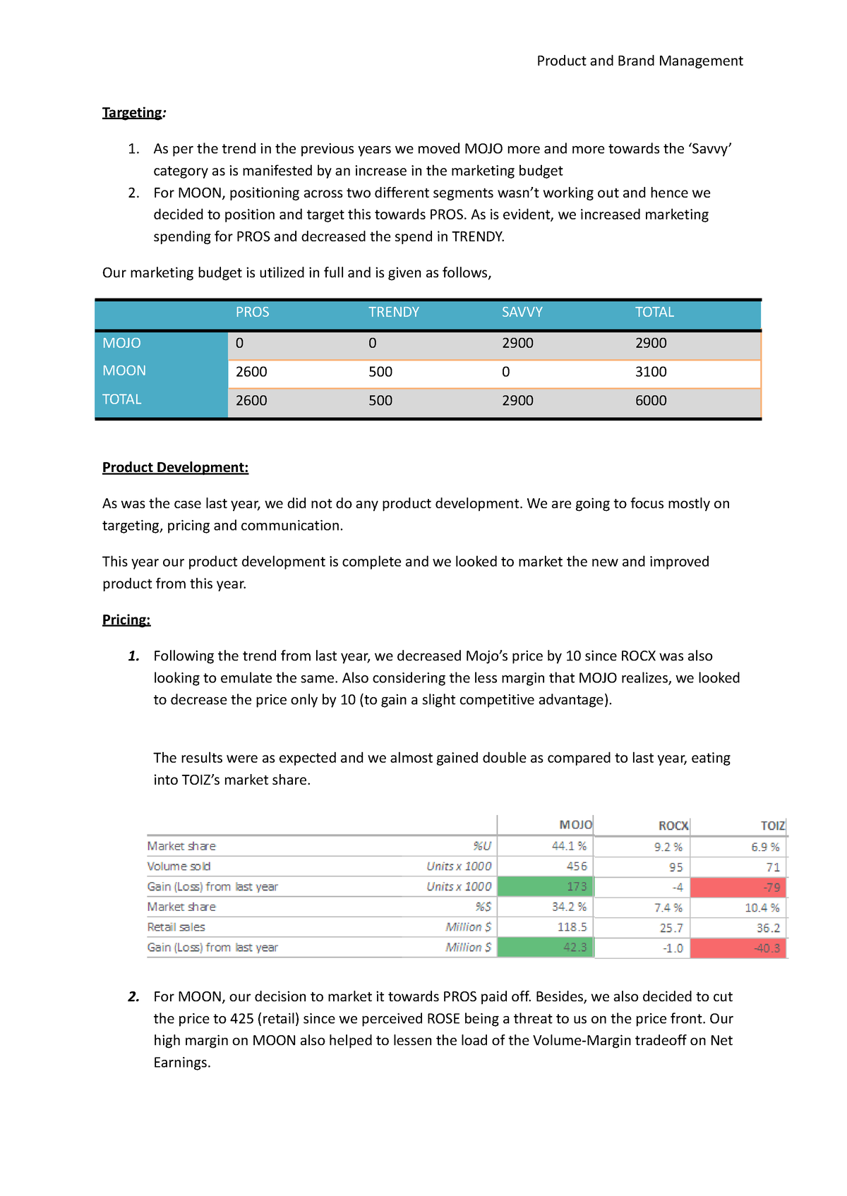 Product Management Case Targeting As Per The Trend In The Previous   Thumb 1200 1695 