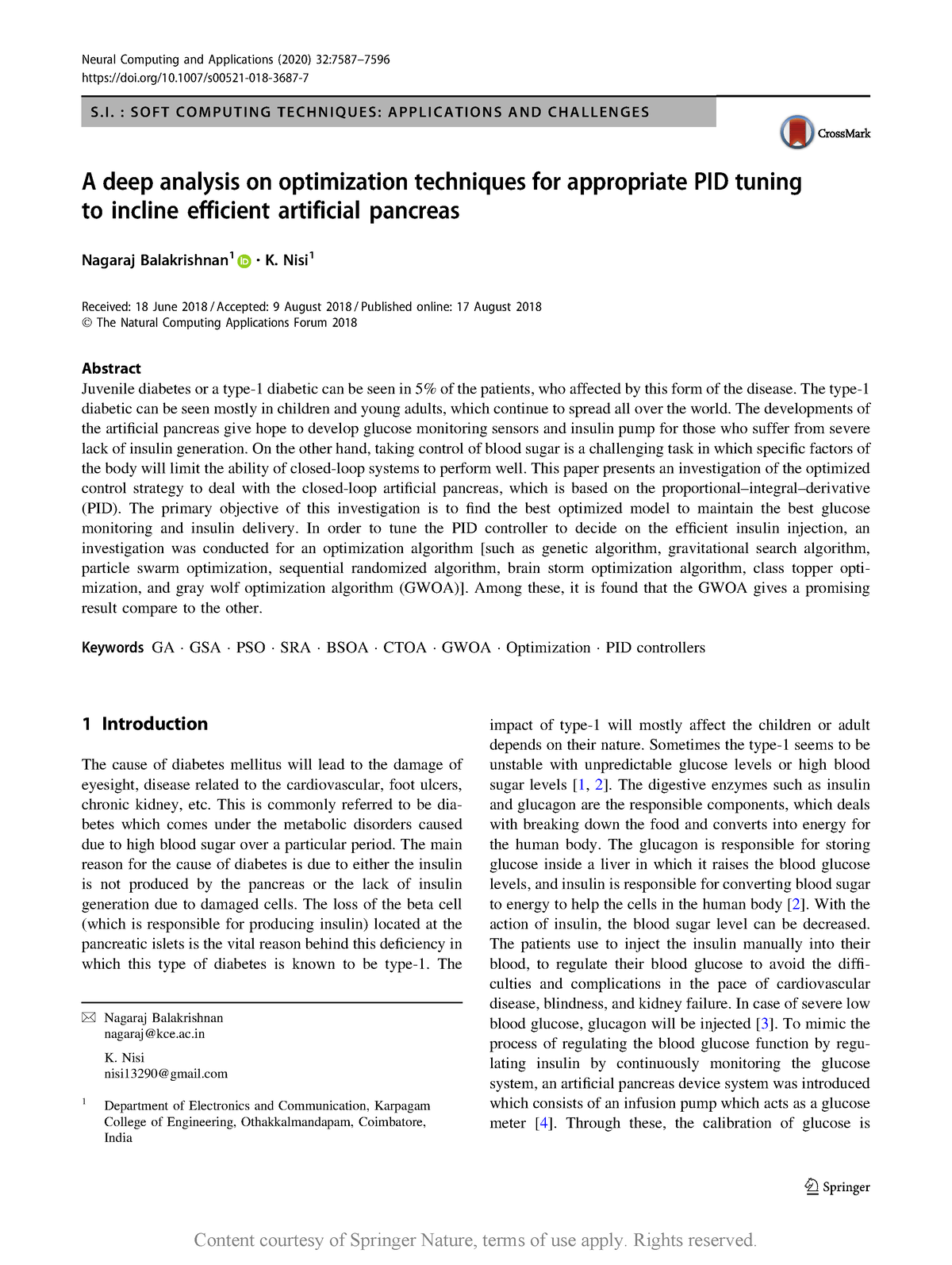 A deep analysis on optimization techniques for app S. I. S O F T C