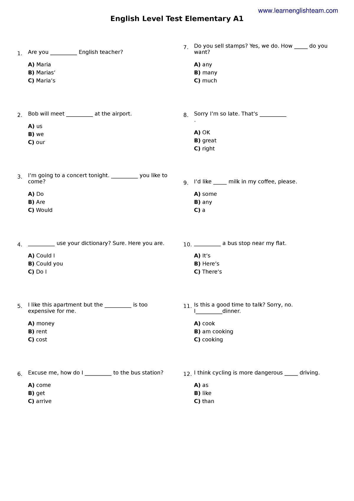 english-level-test-pdf-elementary-a1-2-learnenglishteam-are-you