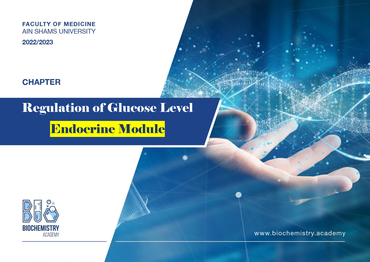 Endocrine Module Second Part - Regulation Of Glucose Level Endocrine ...