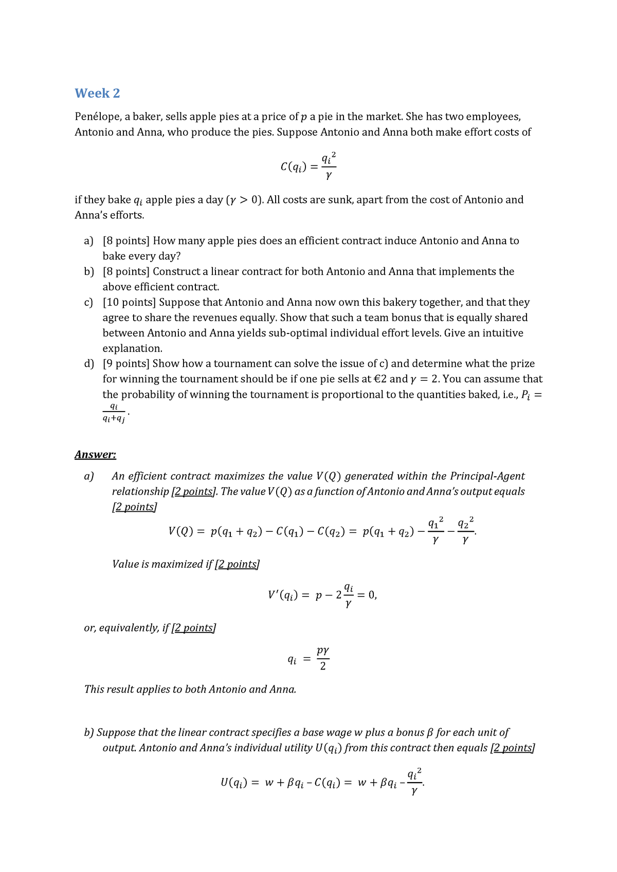 Week 2 Solutions 6012b0214y Uva Studeersnel