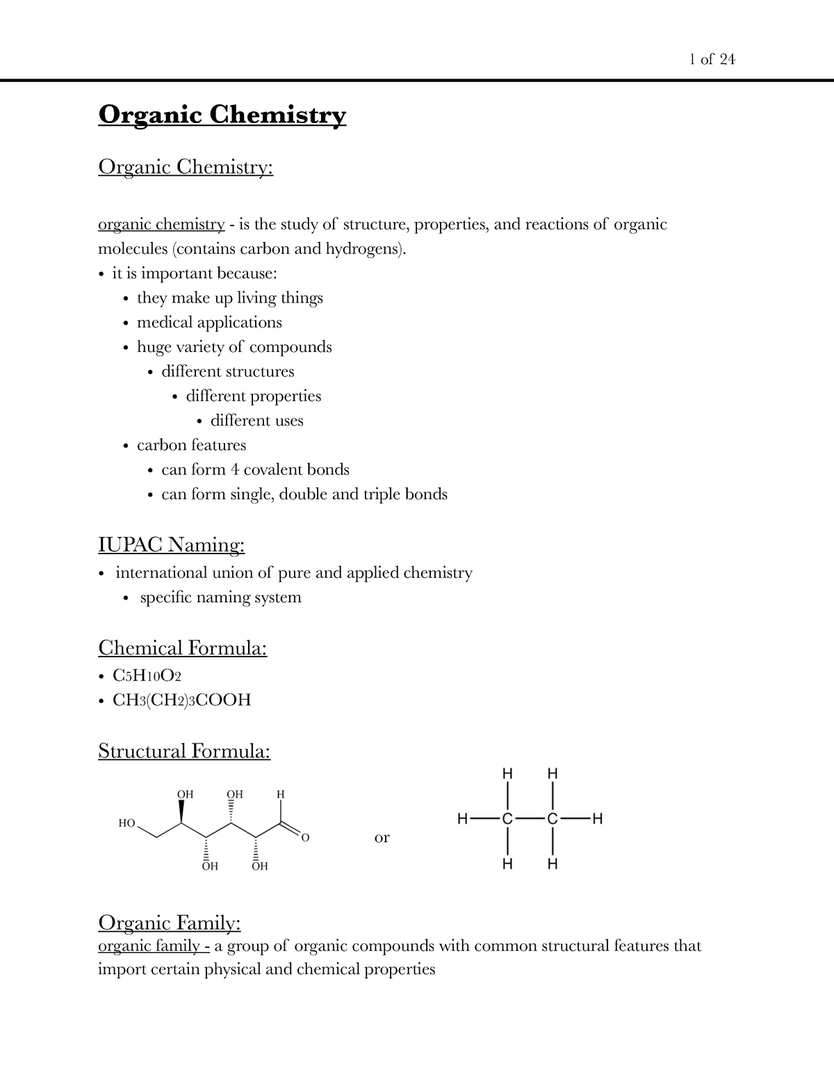 Gr 12 Chemistry Unit 2 Organic Chemistry Organic Chemistry Organic Chemistry Is The Study