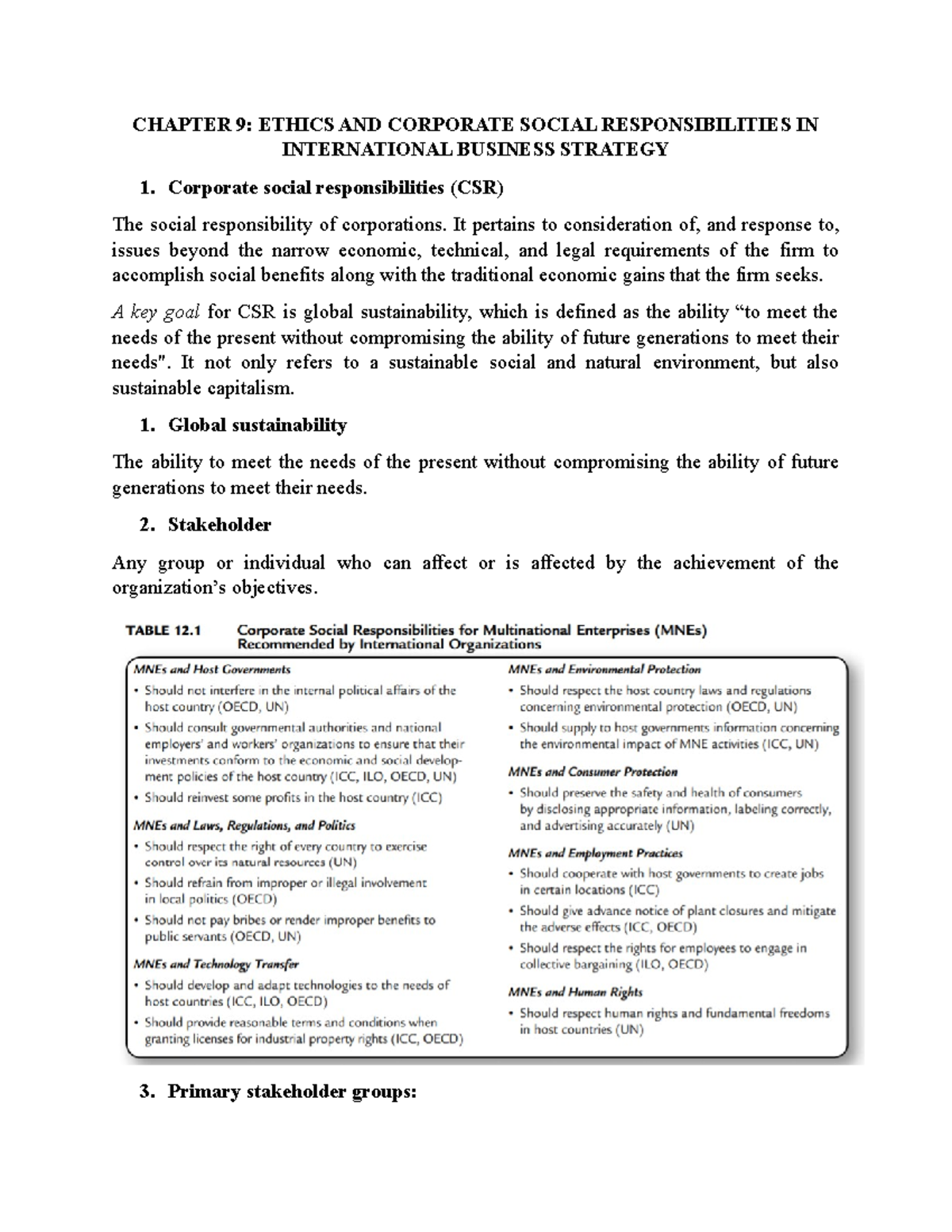 Chapter-9 - no inf - CHAPTER 9: ETHICS AND CORPORATE SOCIAL ...
