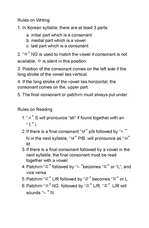 Korean Action words Verb - Korean English 가다 to go 가르치다 to teach 가리키다 ...