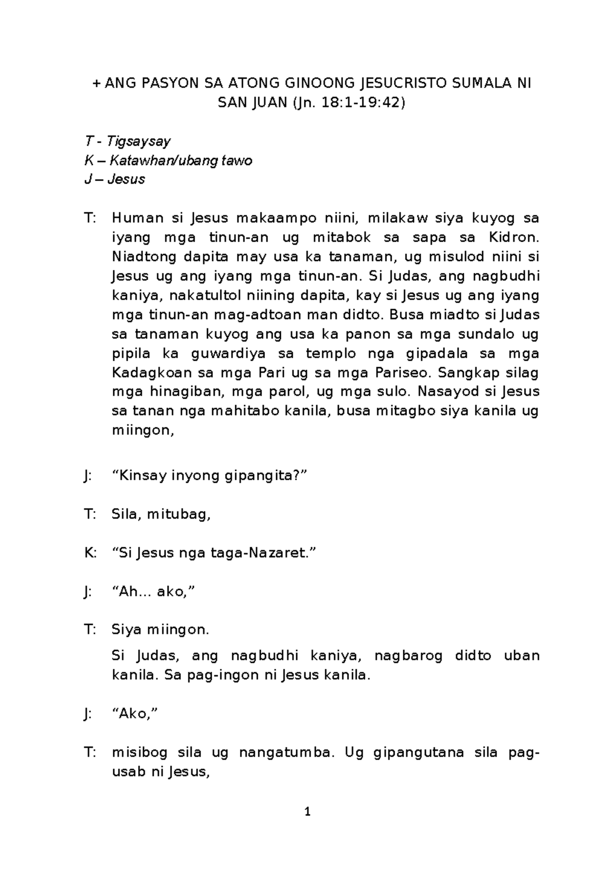 2024-ANG- Pasyon-SA- Biyernes- Santo - + ANG PASYON SA ATONG GINOONG ...