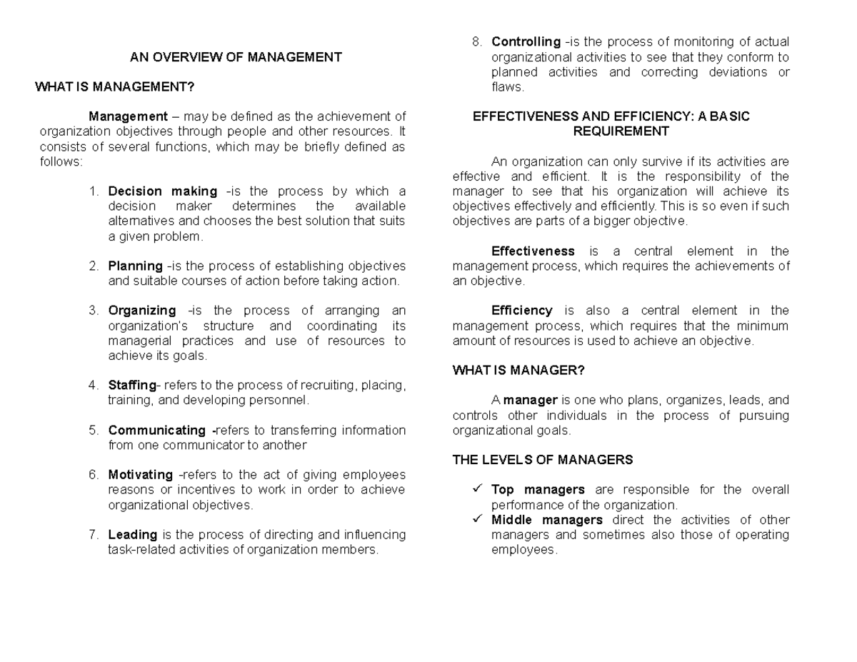 chapter-1-overview-of-management-an-overview-of-management-what-is