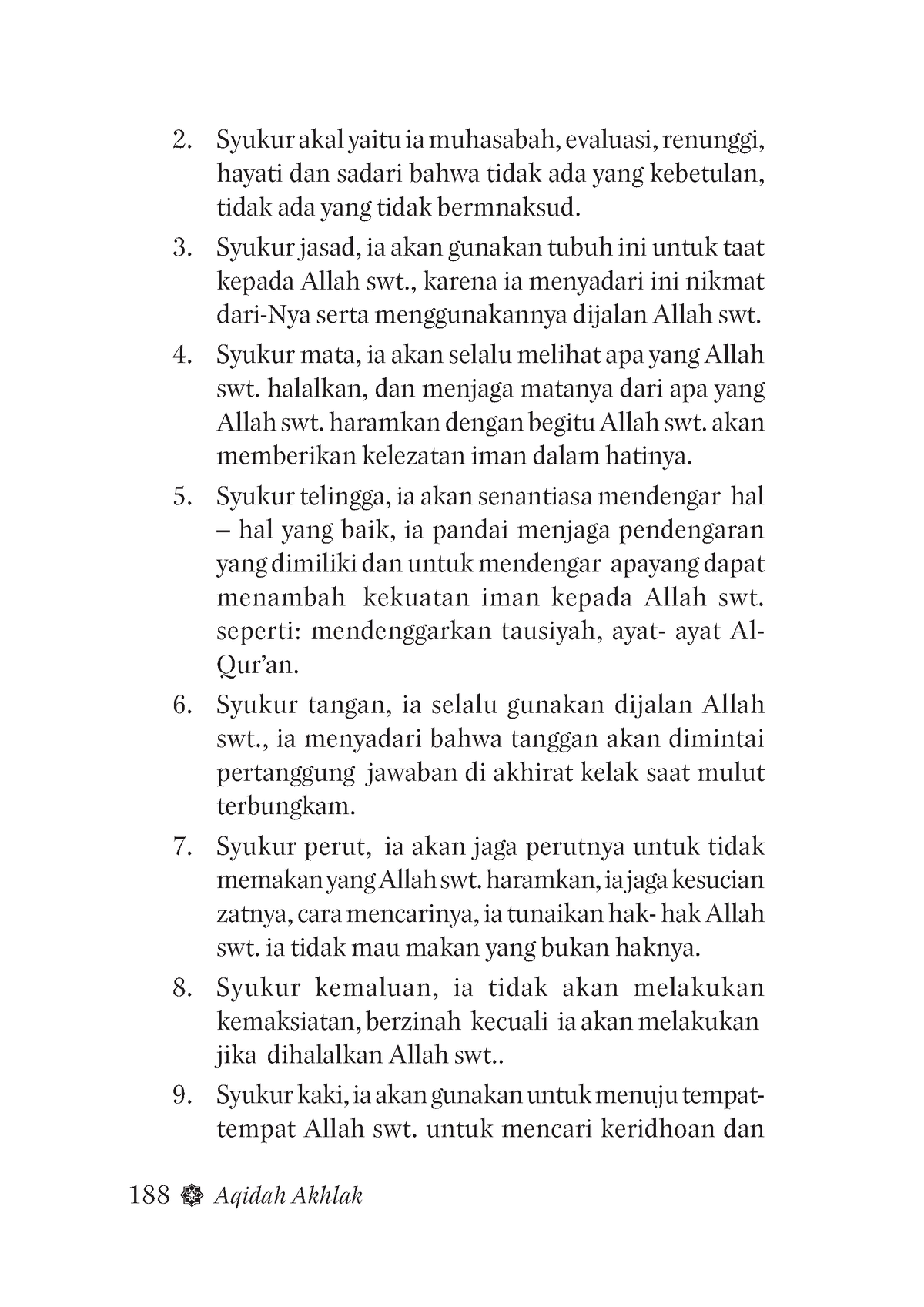 Aqidah 101 Dasar Dasar Fiqih Madzhab Imam Syafii 188 Aqidah Akhlak