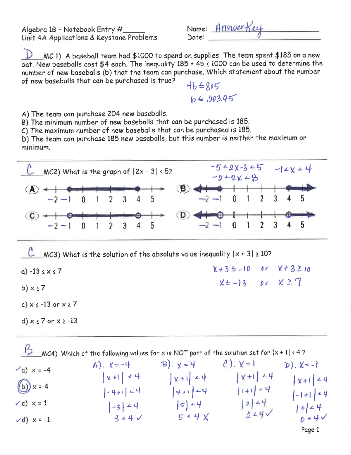 Ba3b5c93c84b1fc04ff0fb7b8c2491d4 - Algebra 1B Notebook Entry Name ...
