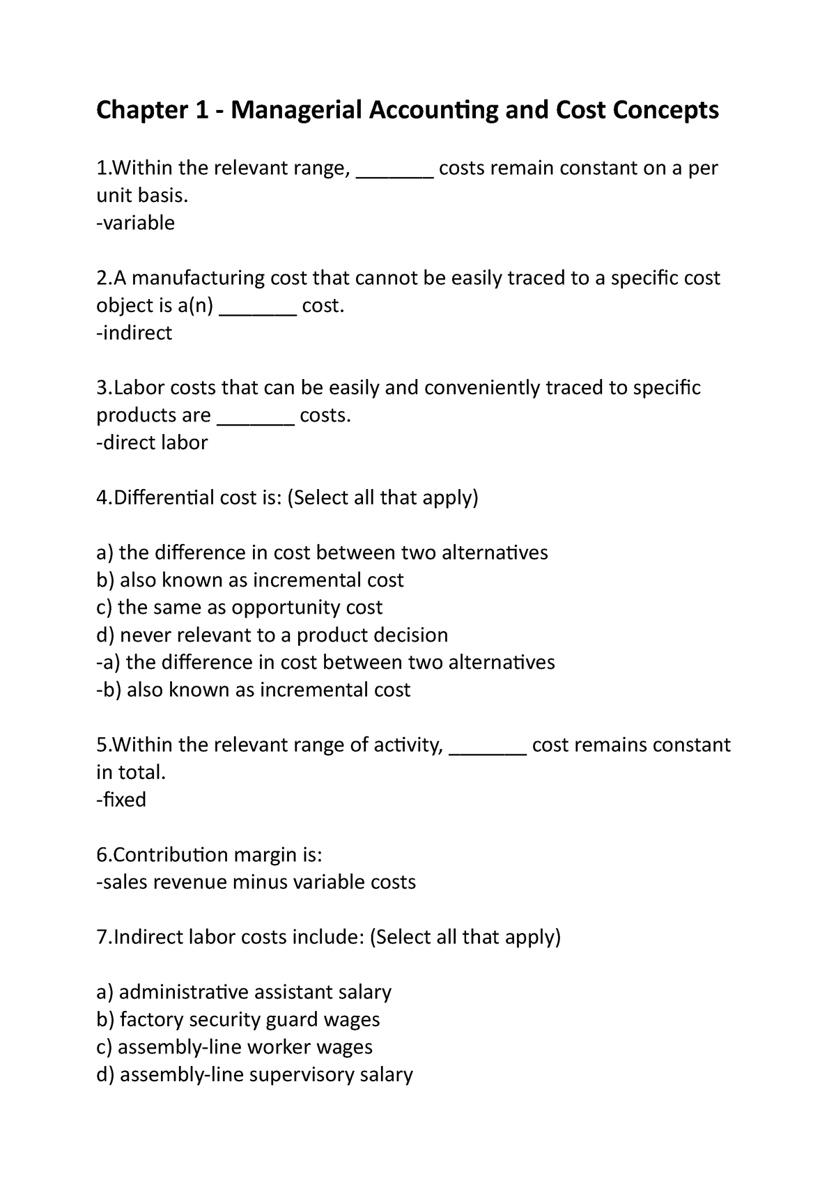 unit 13 cost and management accounting assignment 1