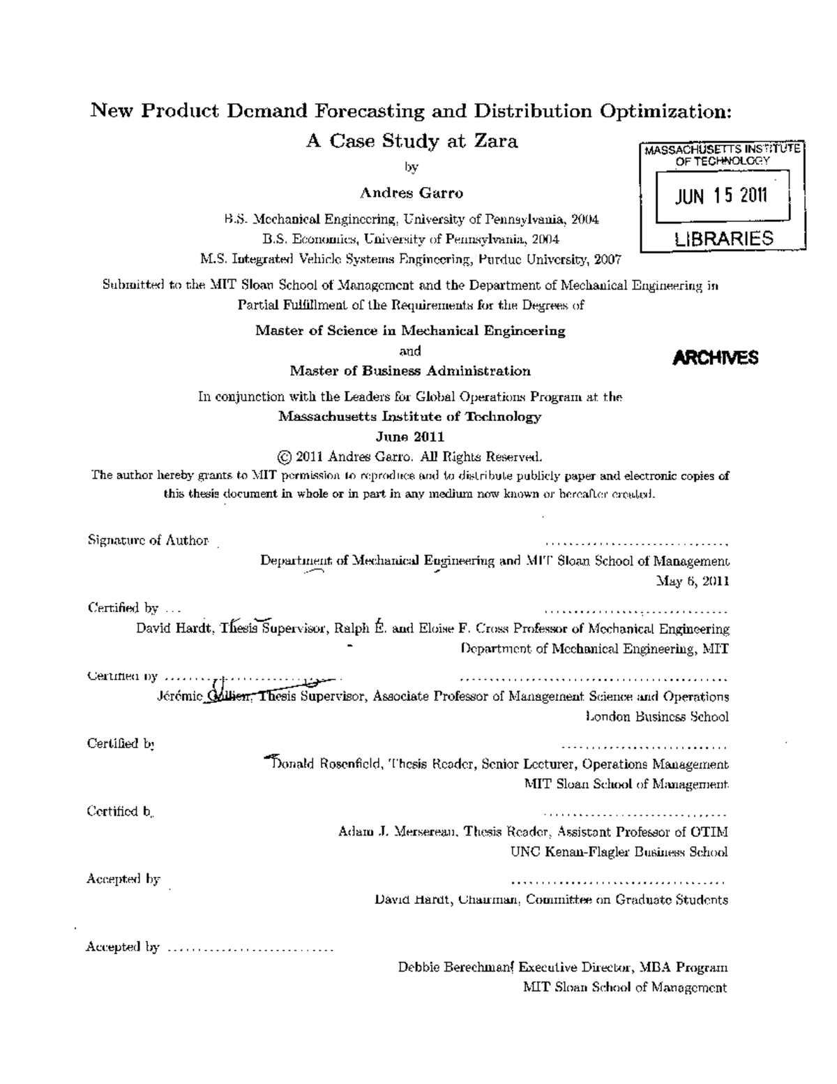 Zara forecasting - New Product Demand Forecasting and Distribution Optimization: A Case Study at 