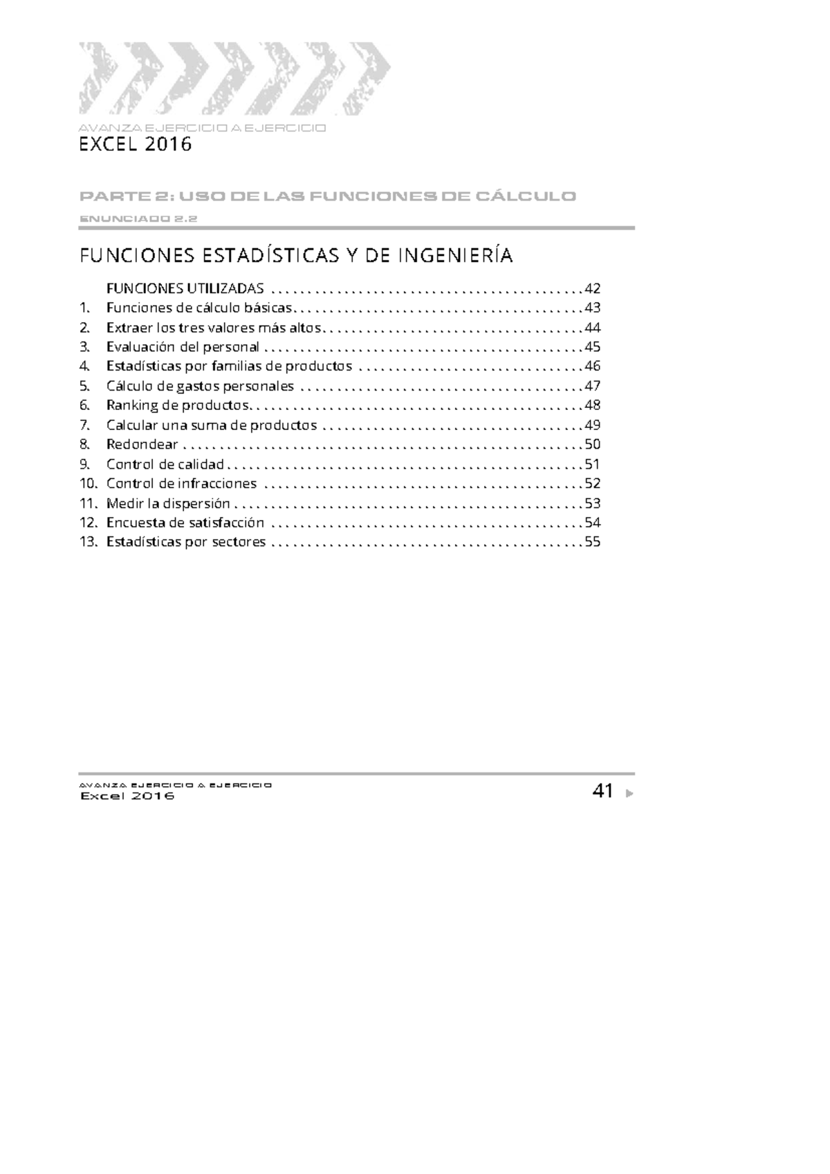 Extracto Del Libro Apuntes Para Recordar Avanza Ejercicio A Ejercicio A V A N Z A E J E R C 3346