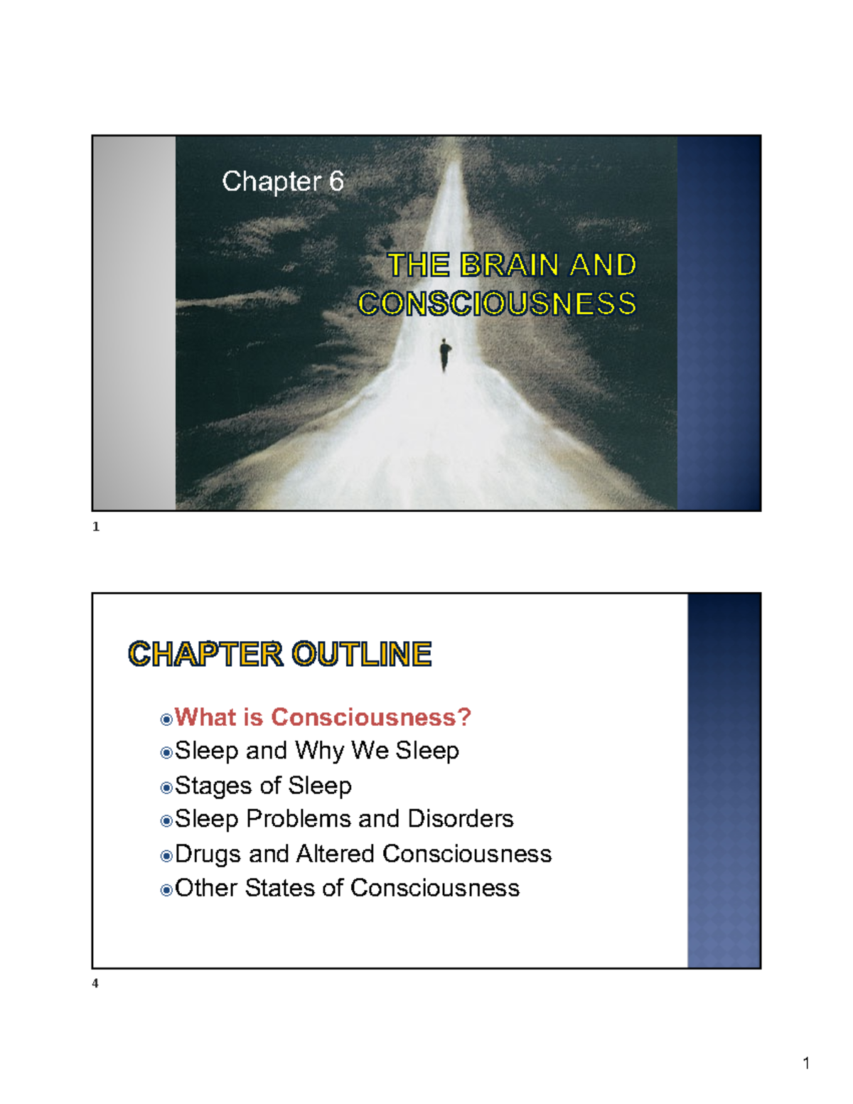 Ch6 States of Consciousness (2-slides) - Chapter 6 1 What is ...
