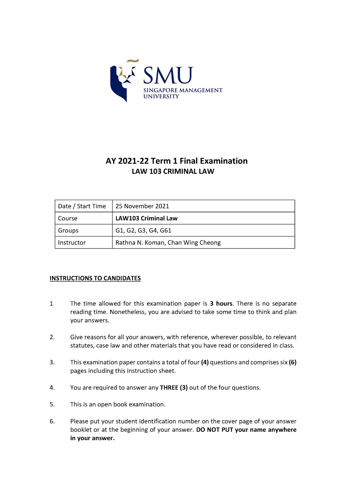 criminal-law-final-exam-2021-ay-2021-22-term-1-final-examination-law