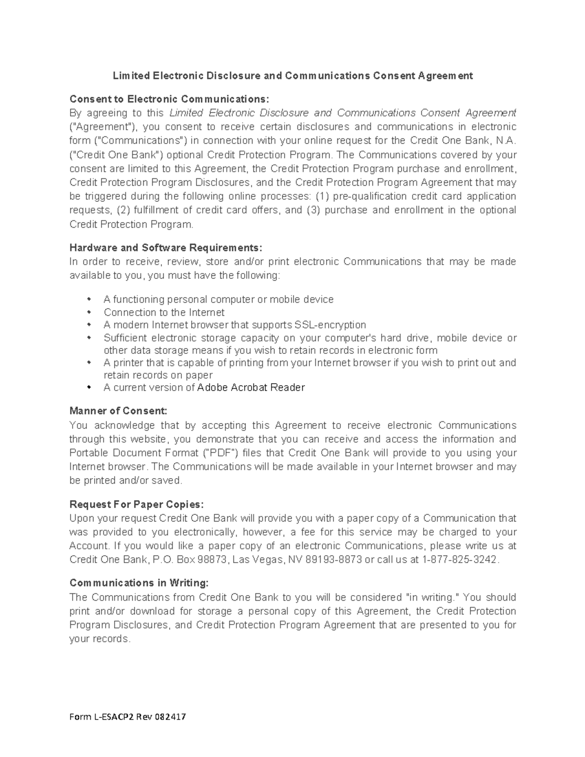 CP- Esign - Cyber - Form L-ESACP2 Rev 082417 Limited Electronic ...