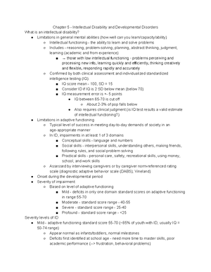 Chapter 8 - ADHD Notes - Child Psychology: Chapter 8 Attention Deficit ...