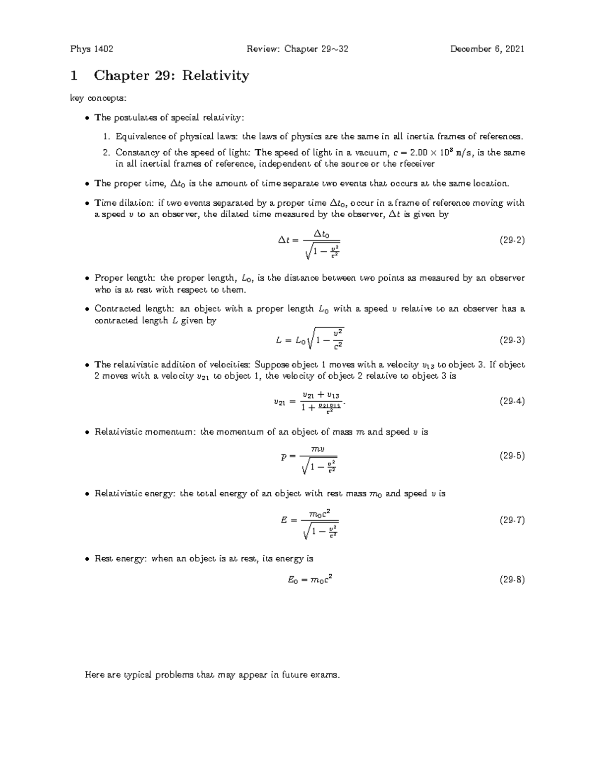 chapter-29-32-review-phys-1402-review-chapter-29-32-december-6