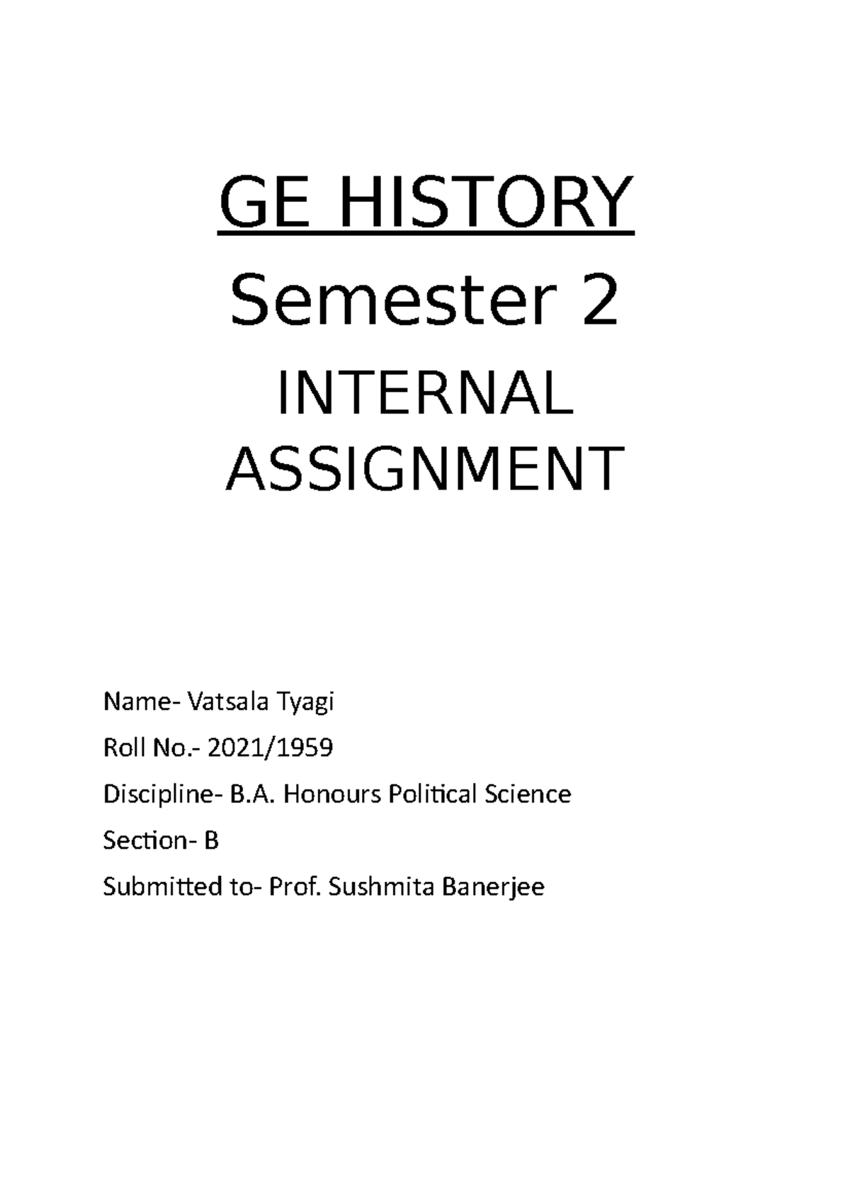 CM Naim Article - Hi, These Are My Personal Answers For Ge History ...