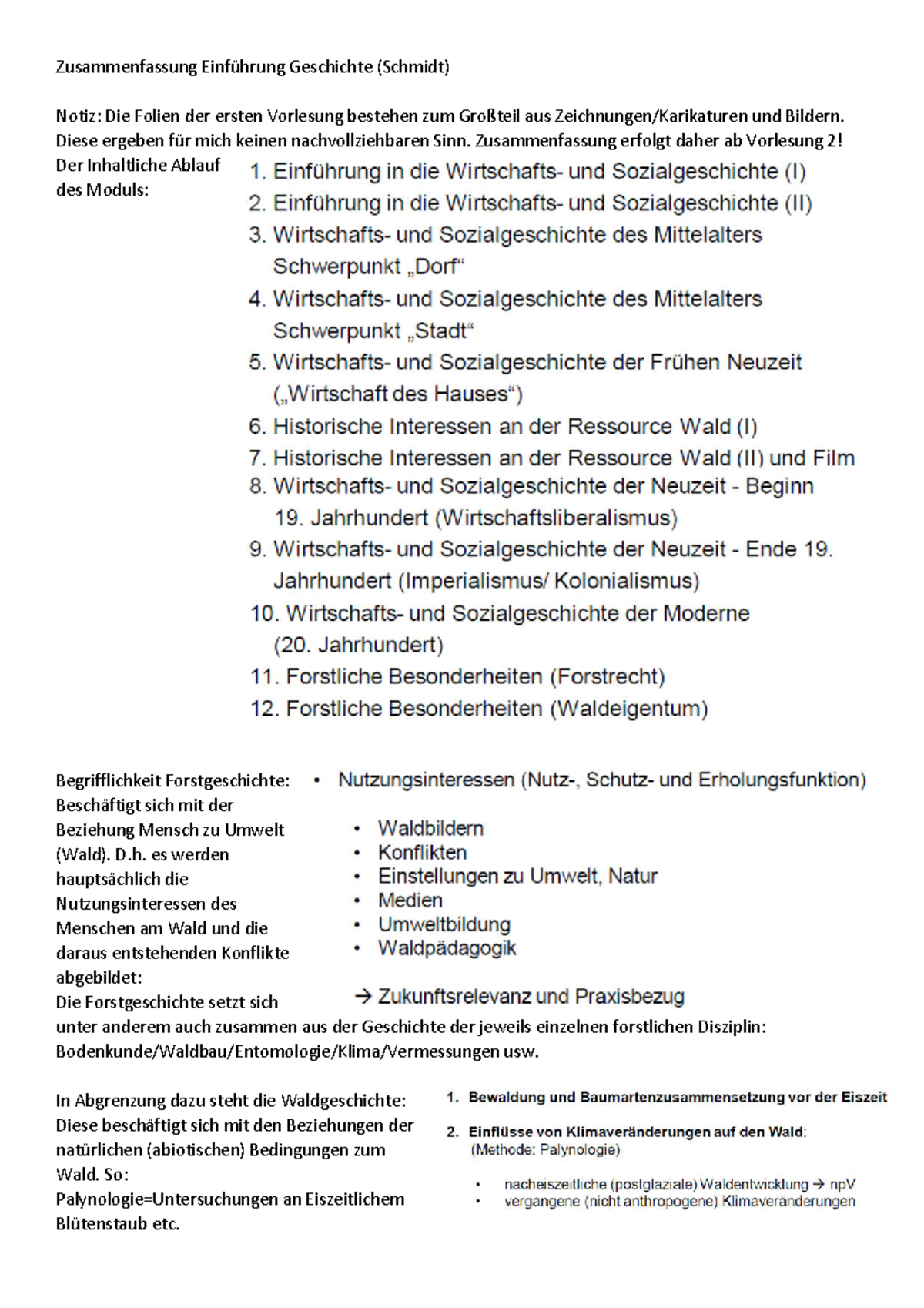 Zusammenfassung Geschichte, Politik und Ökonomie Komplett ...