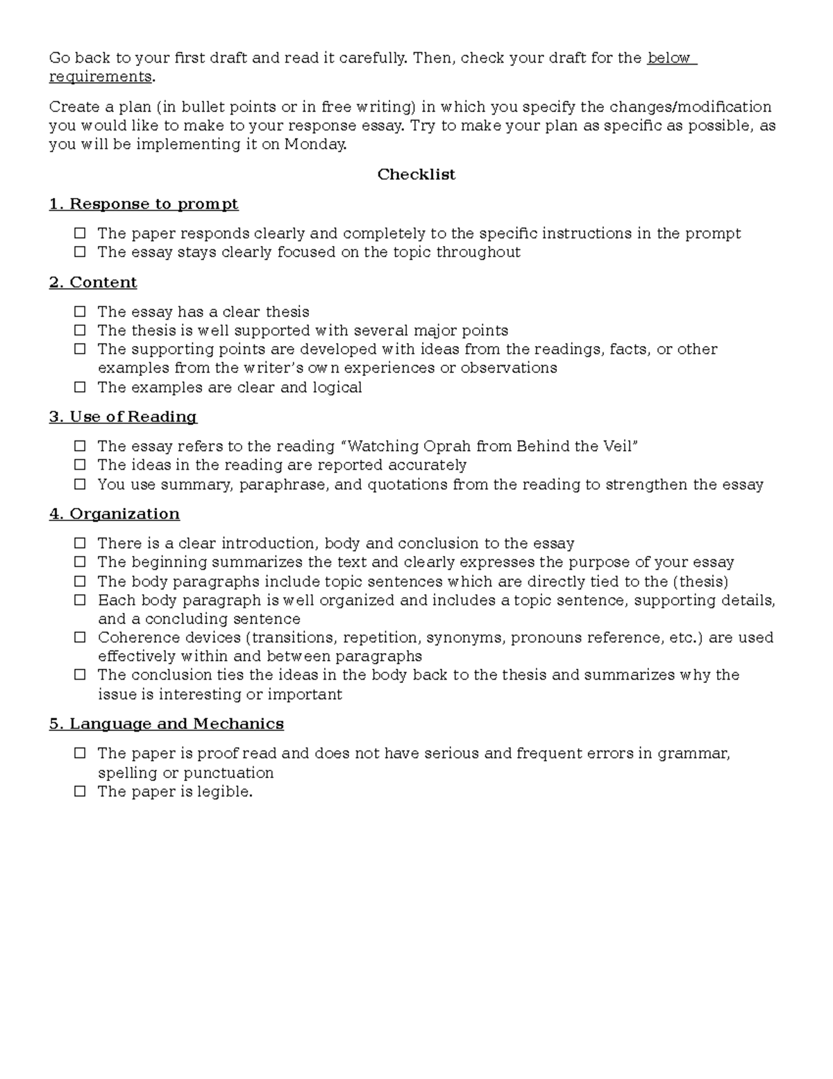 checklist-for-response-essay-go-back-to-your-first-draft-and-read-it