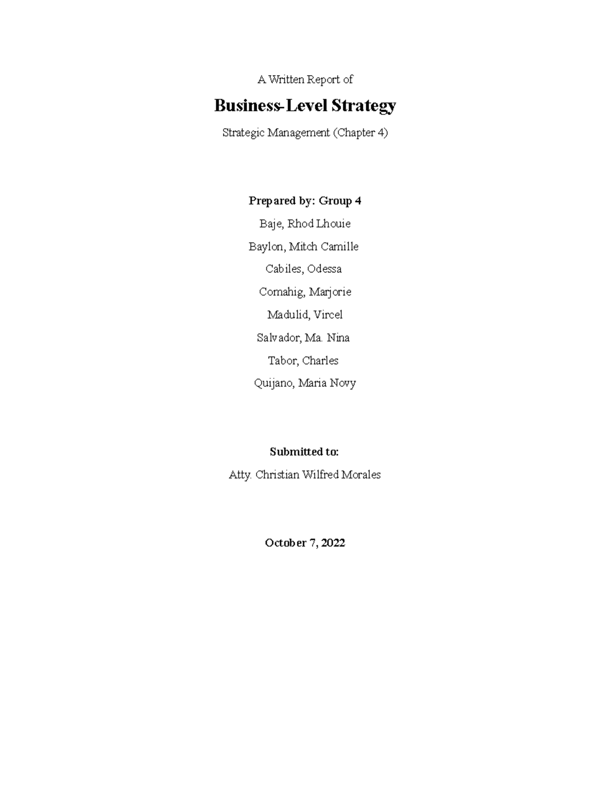 group-4-business-level-strategy-a-written-report-of-business-level