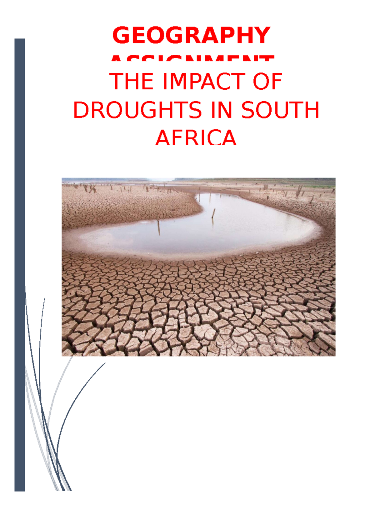 grade 11 geography assignment term 1 drought memorandum