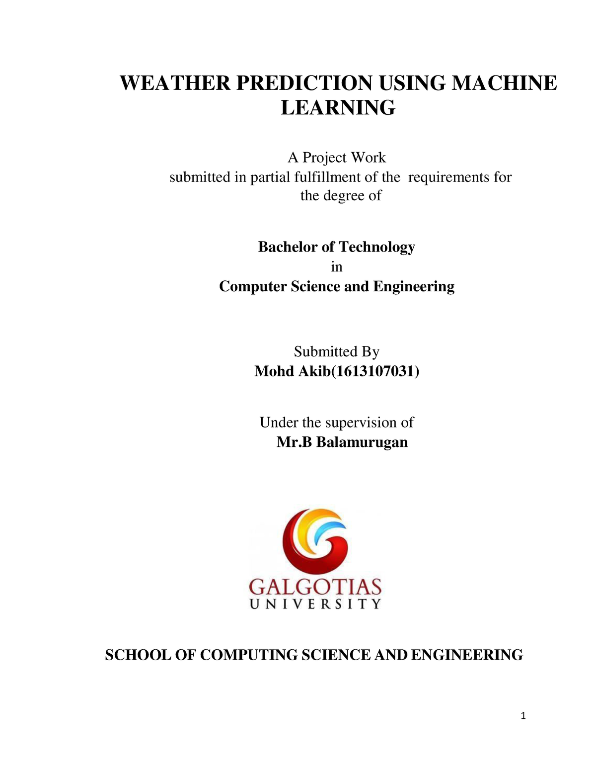 weather forecasting using machine learning thesis