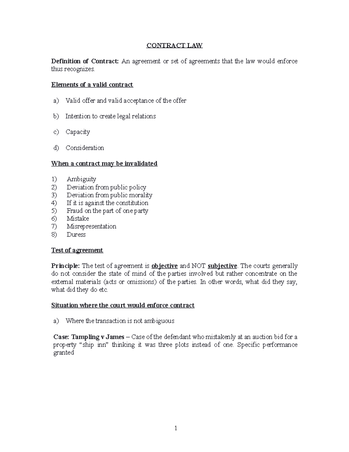 contract-law-notes-contract-law-definition-of-contract-an-agreement