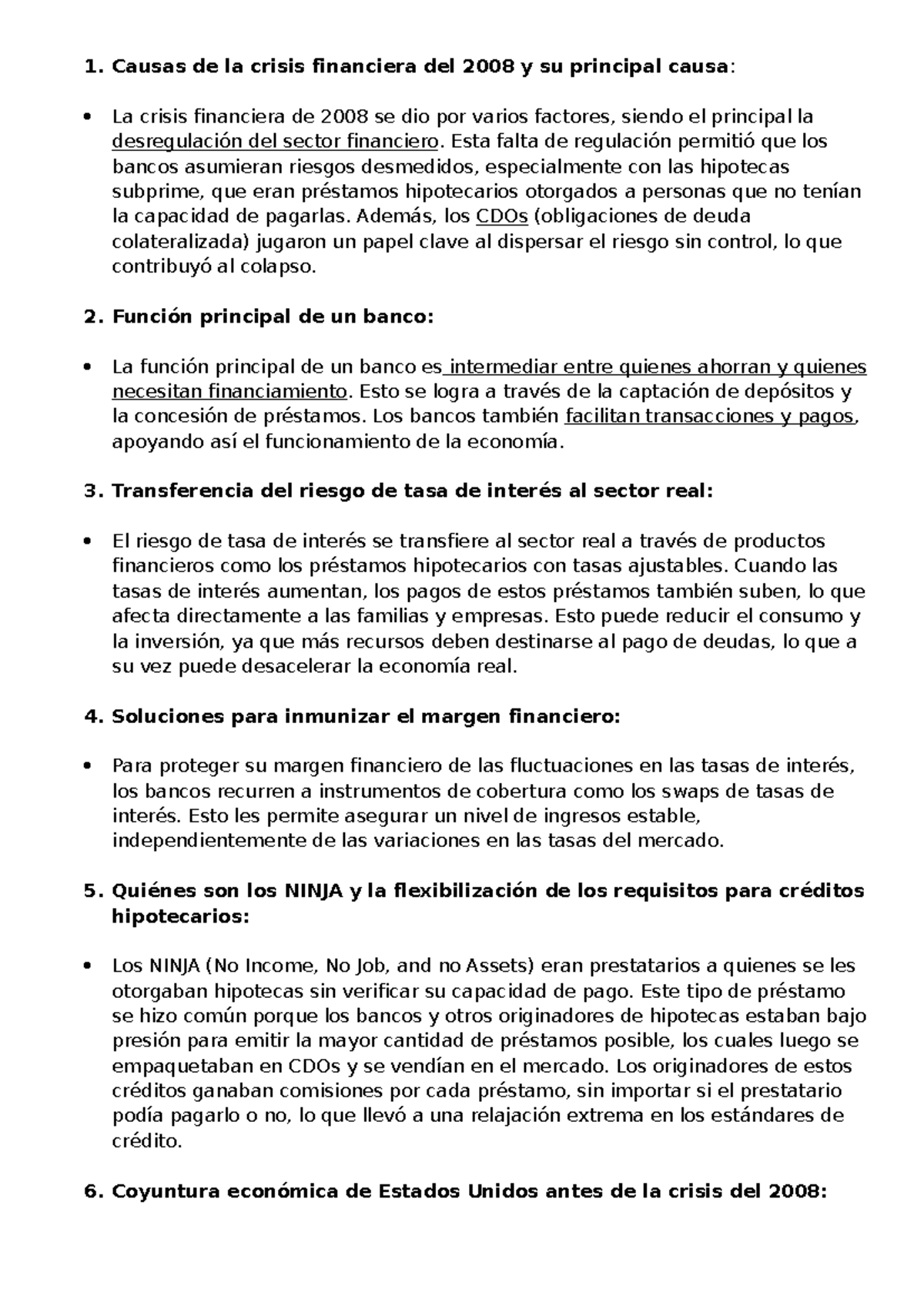 The big short - Mmmmmmmm - Causas de la crisis financiera del 2008 y su ...
