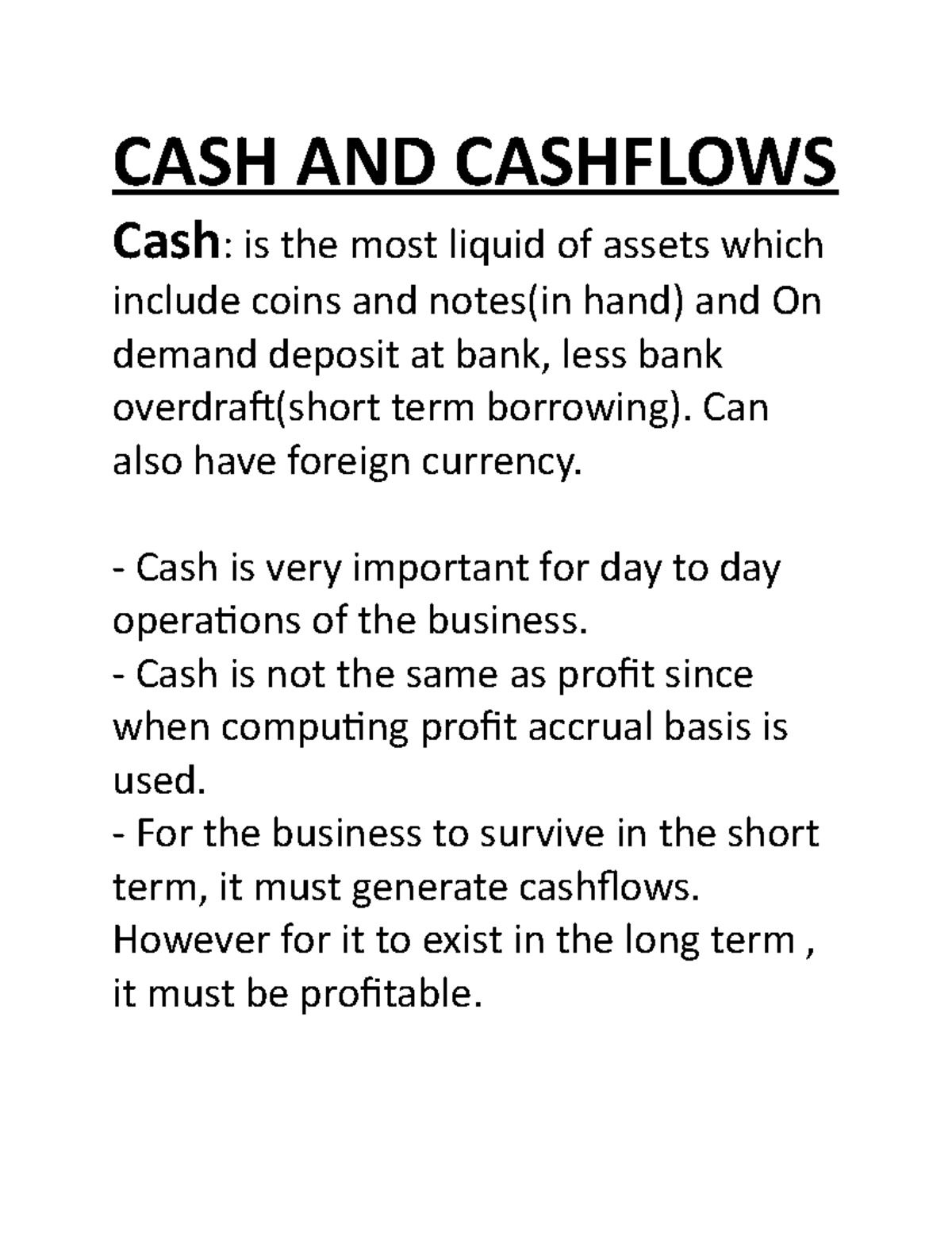 cash-and-cashflows-1-cash-and-cashflows-cash-is-the-most-liquid-of